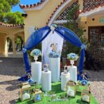 Στολισμός βάπτισης "Blue Chic"  